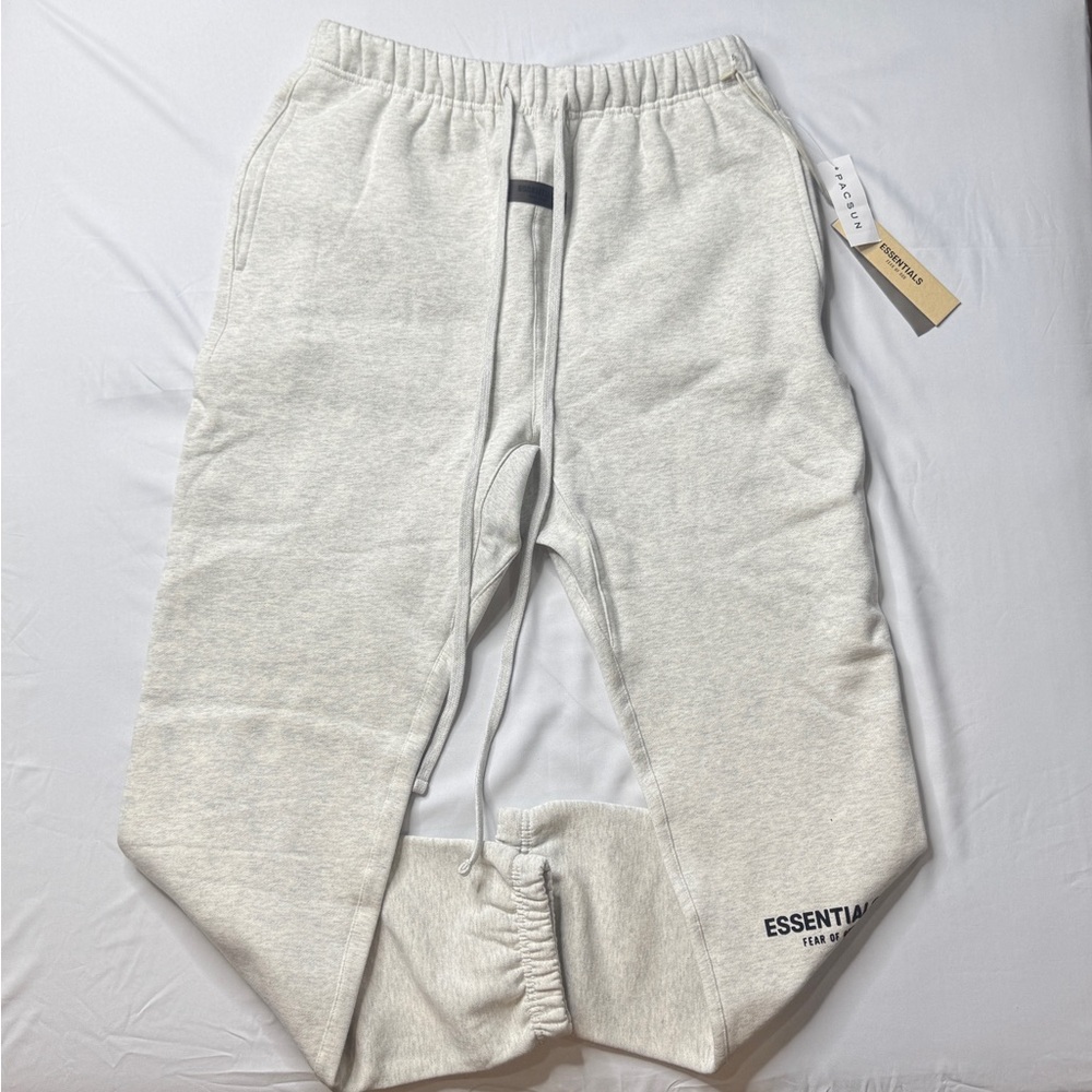 Essentials Light Oatmeal Sweatpants - image 1